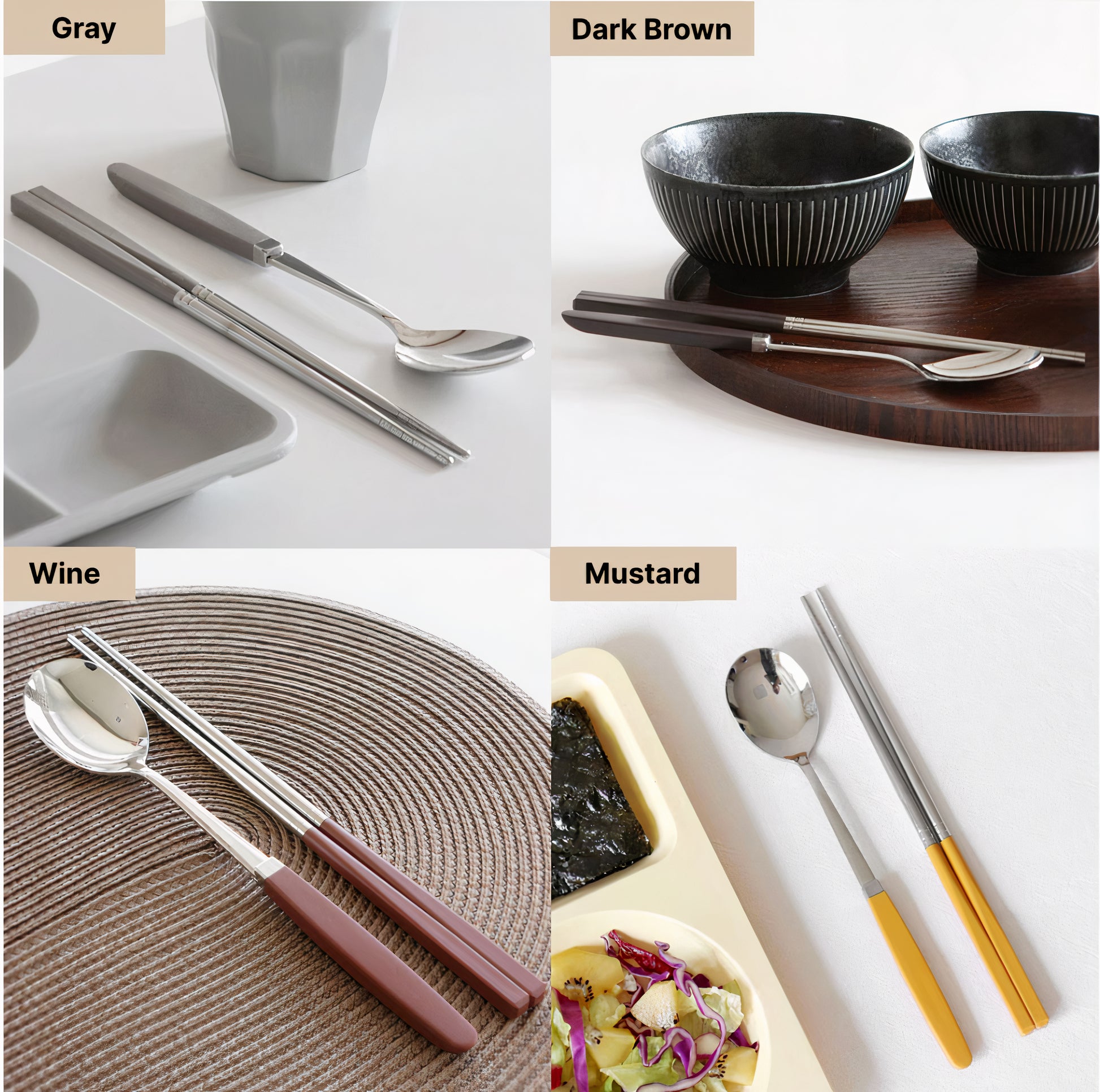 Kamome Velvet-Tone Spoon & Chopsticks Set of 2 - image 8 of 8