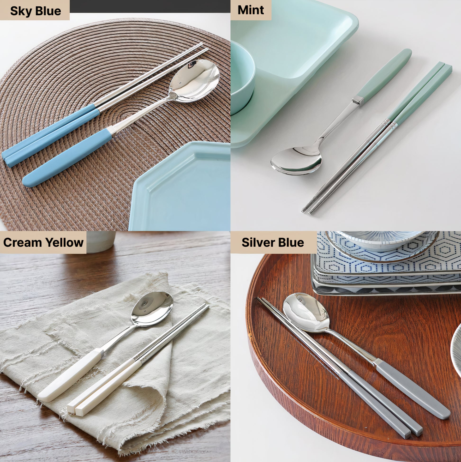 Kamome Velvet-Tone Spoon & Chopsticks Set of 2 - image 7 of 8