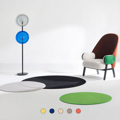 Pop Color Washable Round Rug