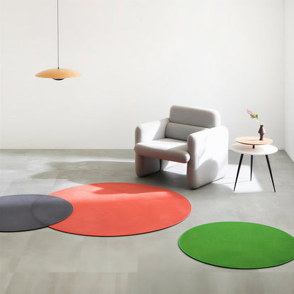 Pop Color Washable Round Rug