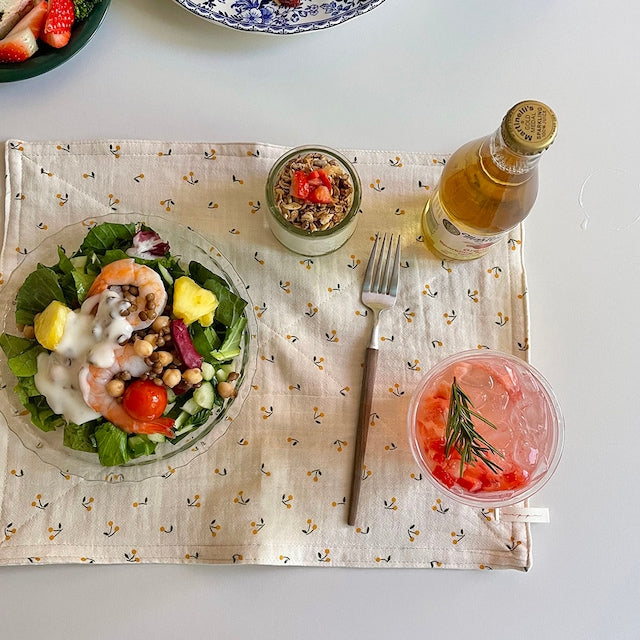 Handmade Designed Gauze Kitchen Towel Set (4-Pack)