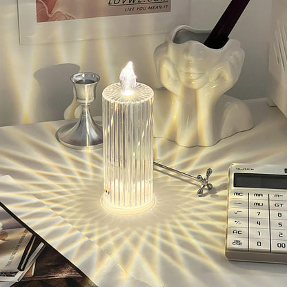 Silhouette LED Candle Lamp