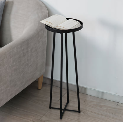 Slim Tall Metal Accent Table