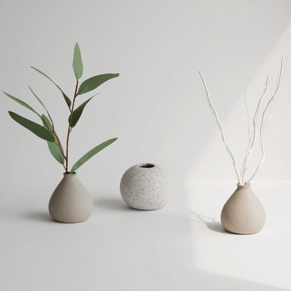 Mini Water Drop Ceramic Vase