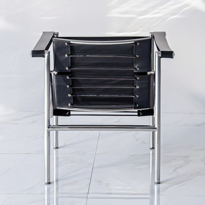 Mid-century Modern Steel Frame Armchair