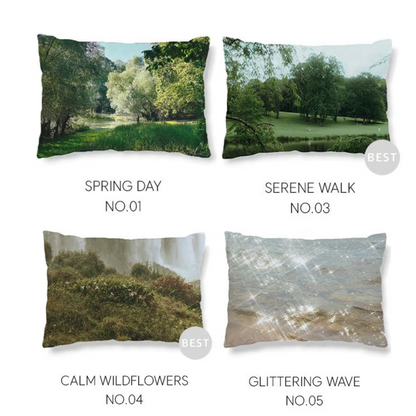 Nature Mood Photo Pillowcase Collection - close up