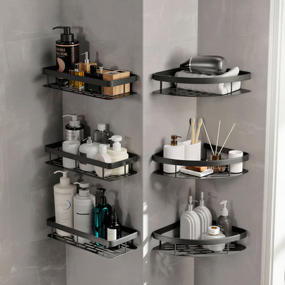 Screw-Lock No-Drill Bathroom Shelf