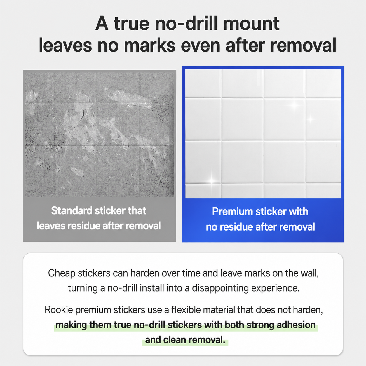 Screw-Lock No-Drill Bathroom Shelf
