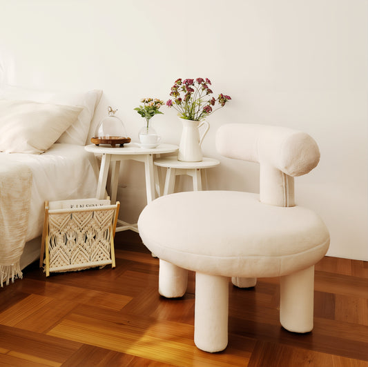 Wool Fabric Accent chair