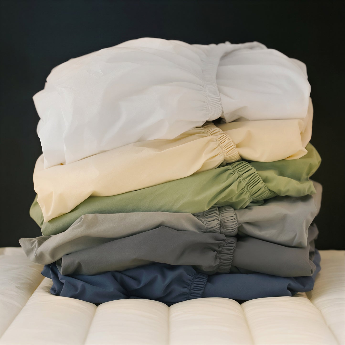 Around Hotel Bedding 60s High Density Cotton Fitted Sheet