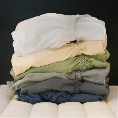 Around Hotel Bedding 60s High Density Cotton Fitted Sheet