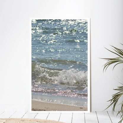 Ocean Wave Foldable Floor Coffee Table