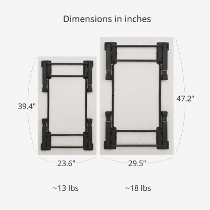 Ocean Wave Foldable Floor Coffee Table