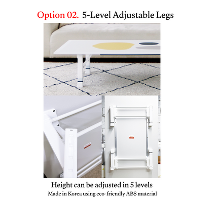 Ocean Wave Foldable Floor Coffee Table