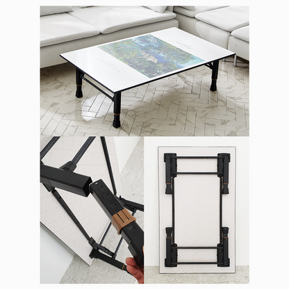 Ocean Wave Foldable Floor Coffee Table