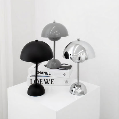 Wireless Rechargeable Mushroom Table Lamp