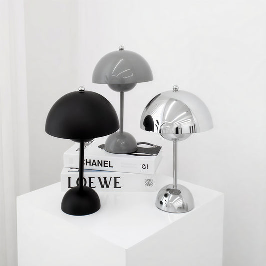 Wireless Rechargeable Mushroom Table Lamp