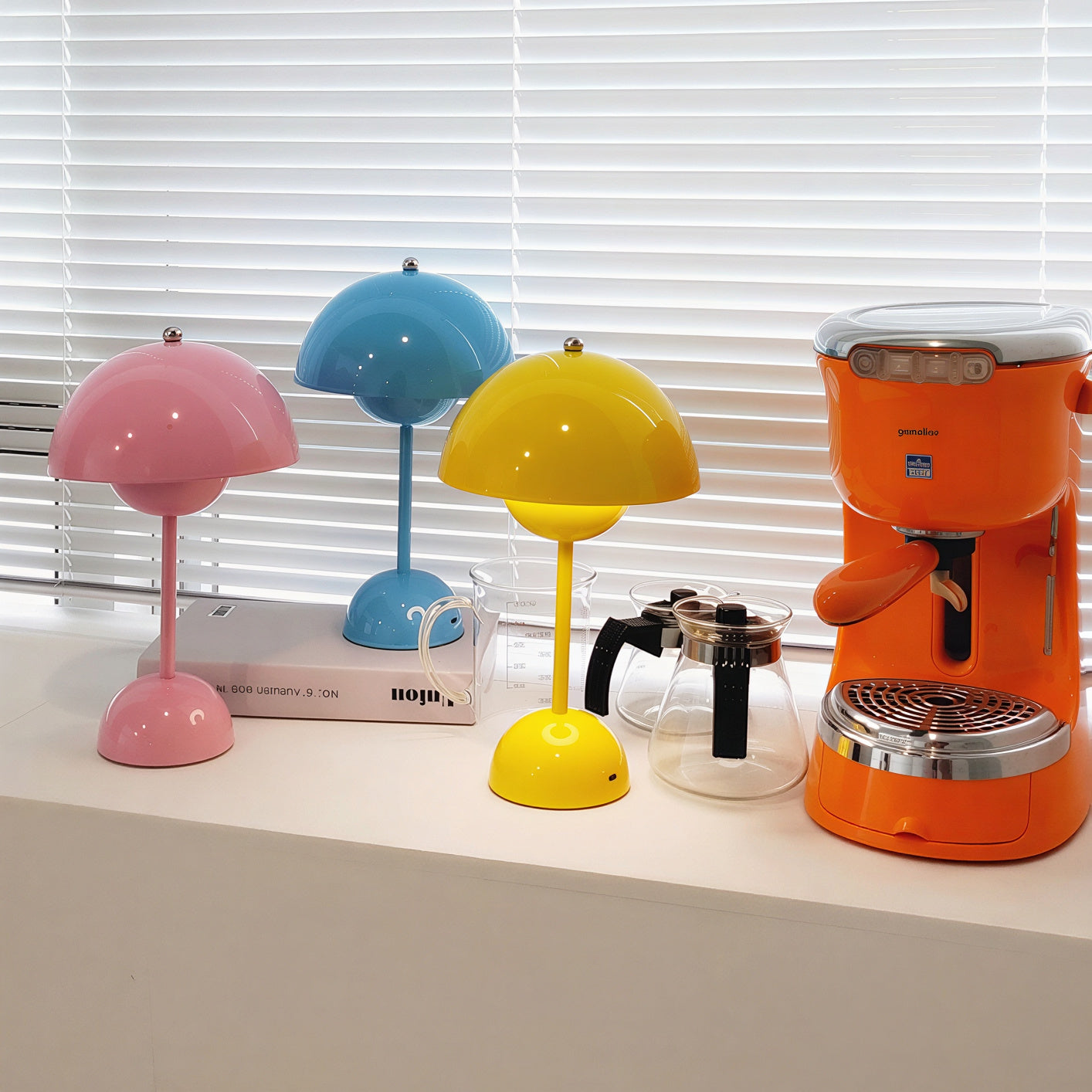 Wireless Rechargeable Mushroom Table Lamp