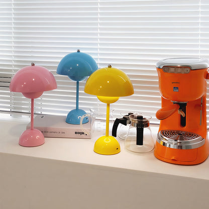 Wireless Rechargeable Mushroom Table Lamp