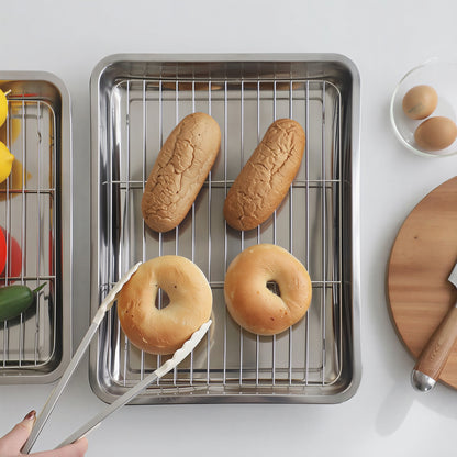 Stainless Steel Tray Set (3-Piece)