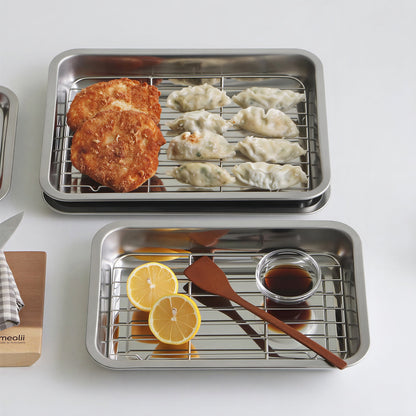 Stainless Steel Tray Set (3-Piece)