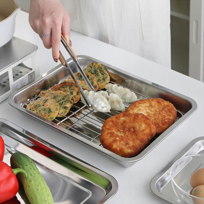Stainless Steel Tray Set (3-Piece)