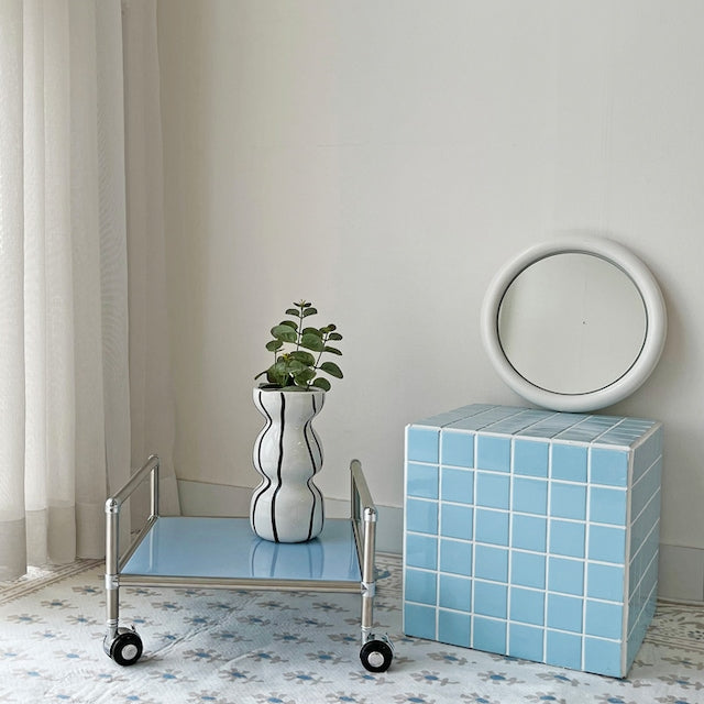 Color Pop Low Rolling Storage Platform