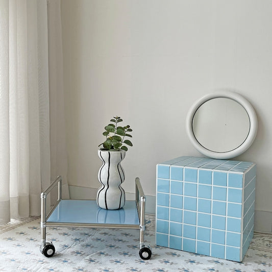 Color Pop Low Rolling Storage Platform