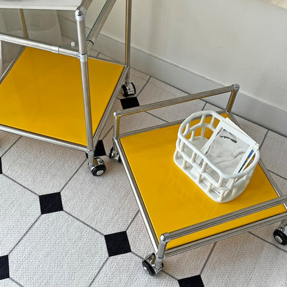 Color Pop Low Rolling Storage Platform