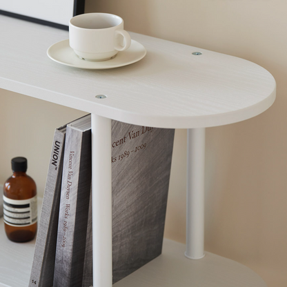 Half-Moon Wooden Shelf