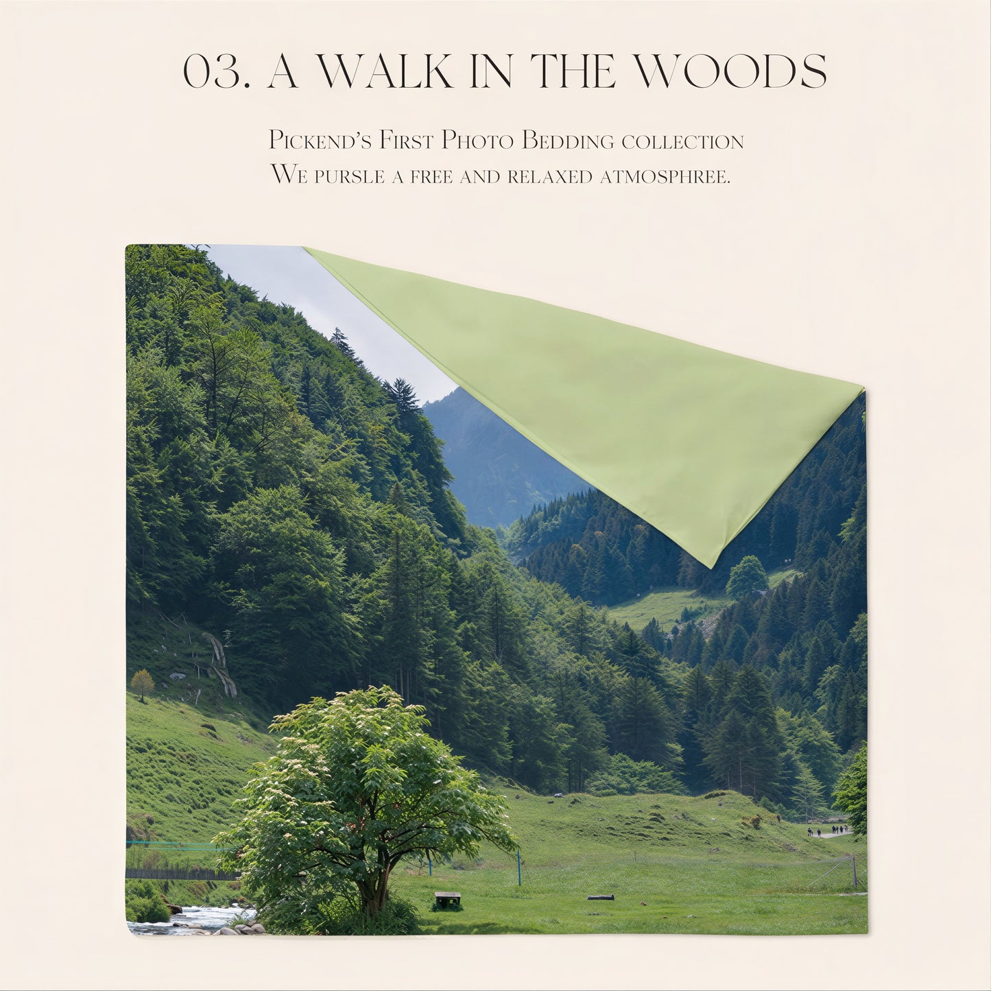 Nature Photo Print Summer Blanket - lifestyle
