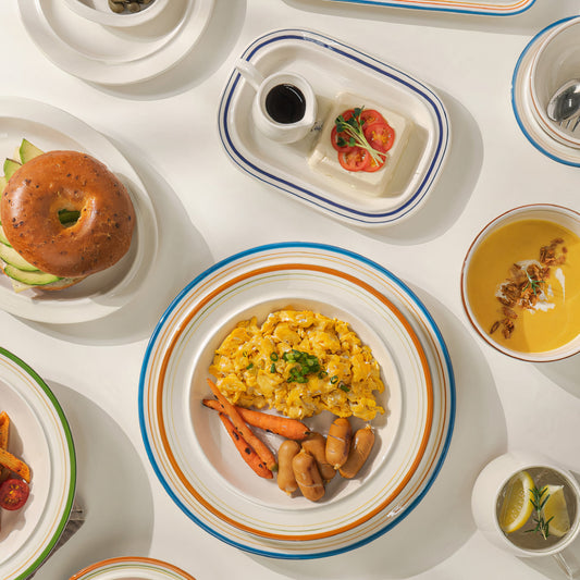 2-Person Plate and Bowl Set - 15 Piece