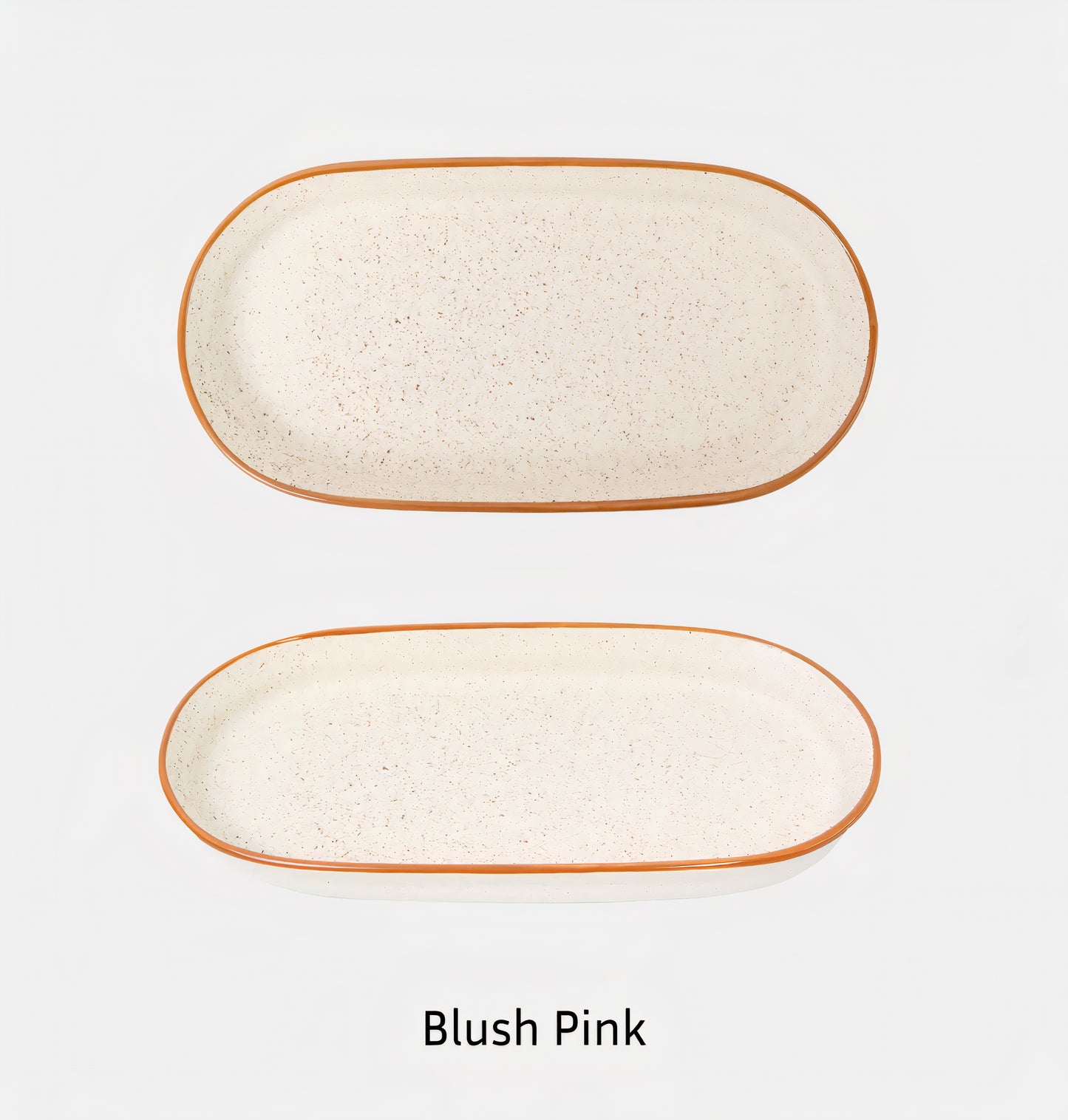 Pastel Speckled Long Plate