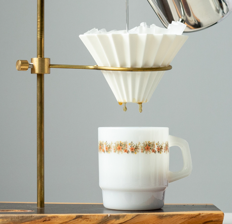 Syracuse Pattern Milk Glass Mug