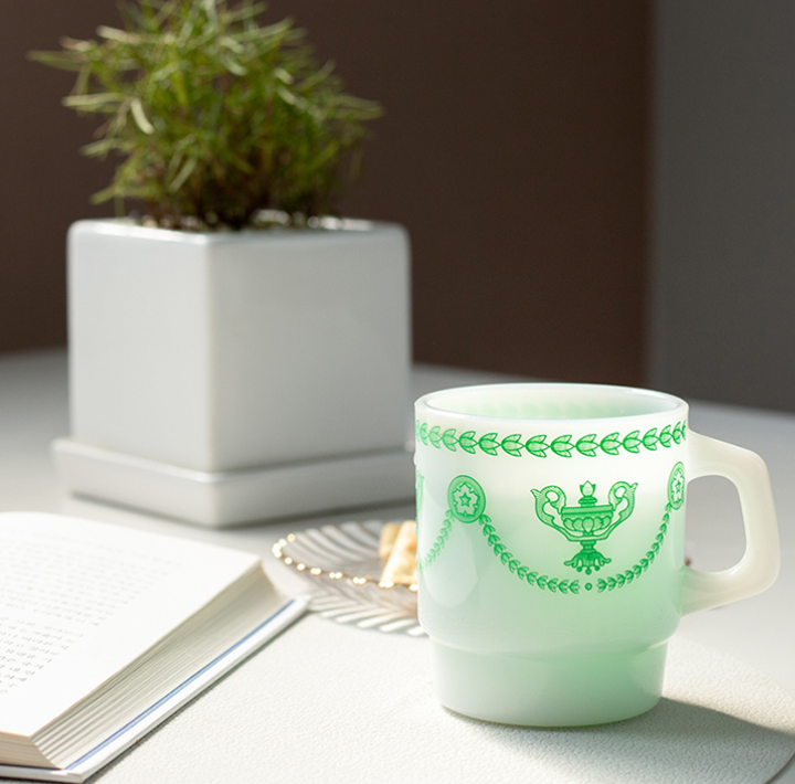 Syracuse Pattern Milk Glass Mug - image 10 of 10