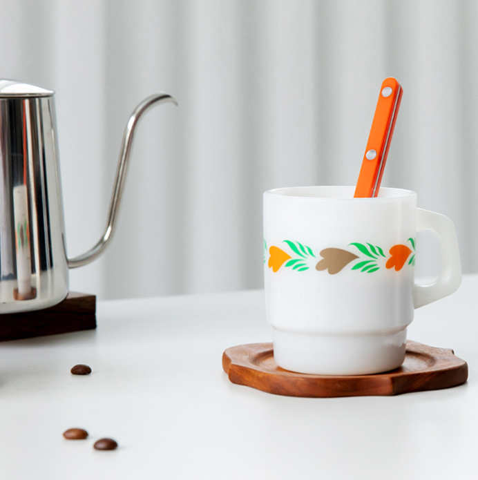 Syracuse Pattern Milk Glass Mug - image 9 of 10