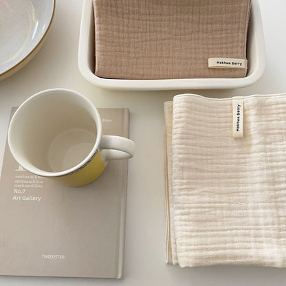 Triple-Layer Cotton Gauze Kitchen Towel