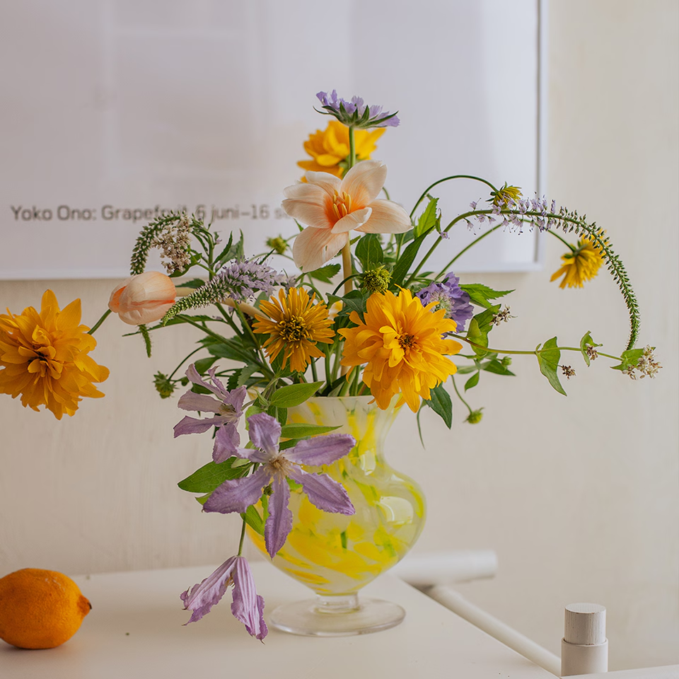 Ikebana Easy Glass Vase