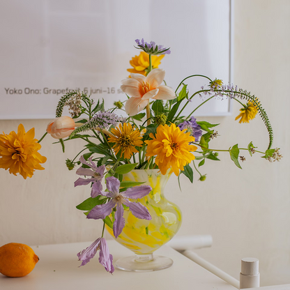 Ikebana Easy Glass Vase