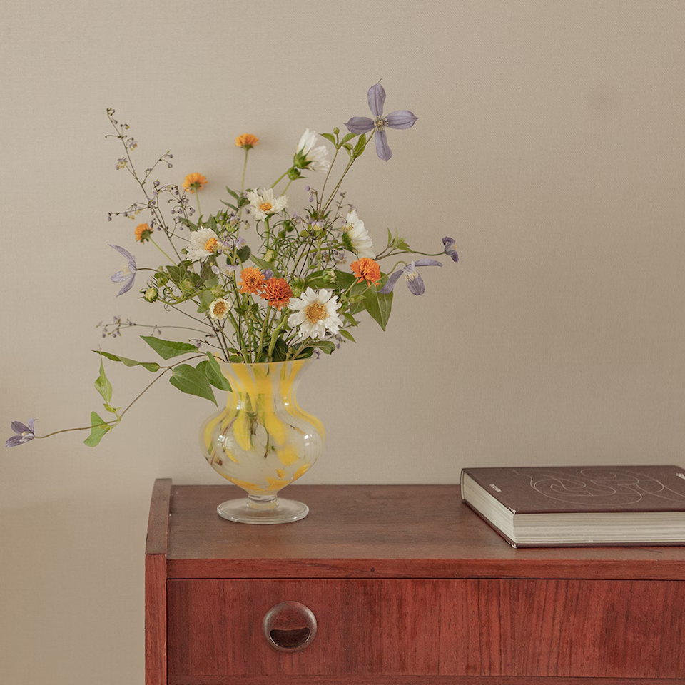 Ikebana Easy Glass Vase