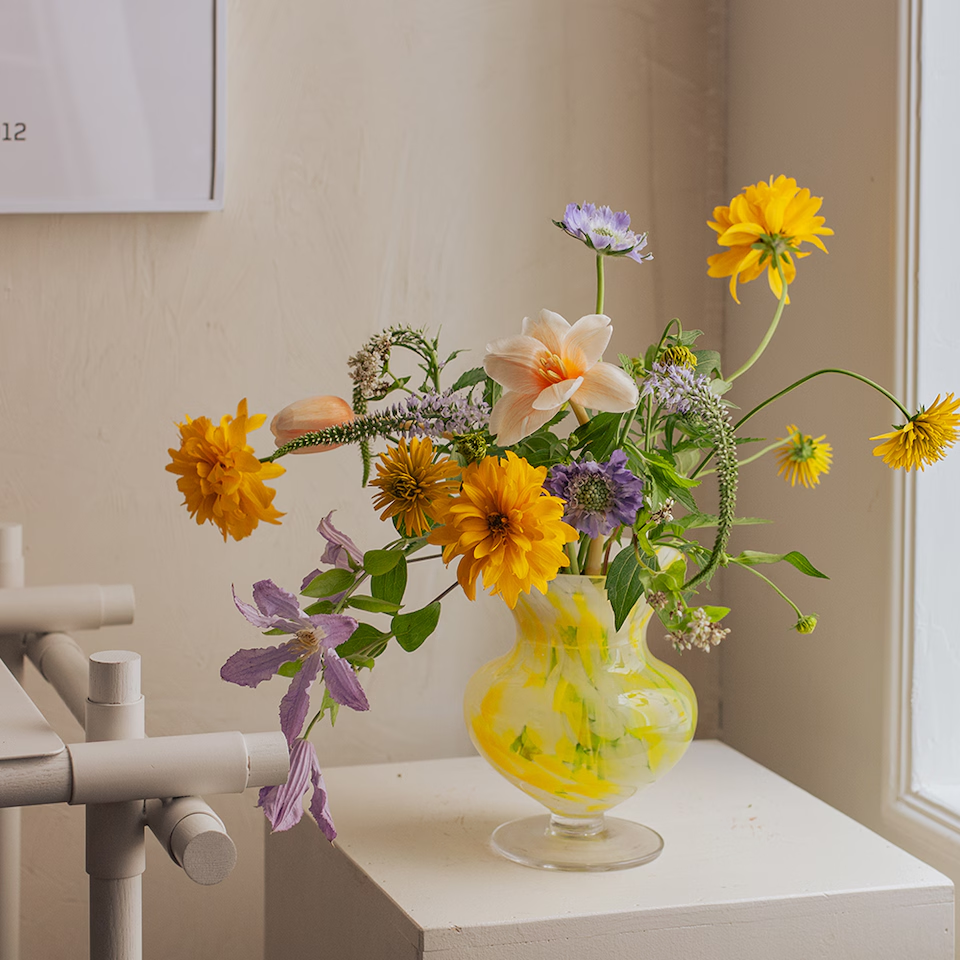 Ikebana Easy Glass Vase