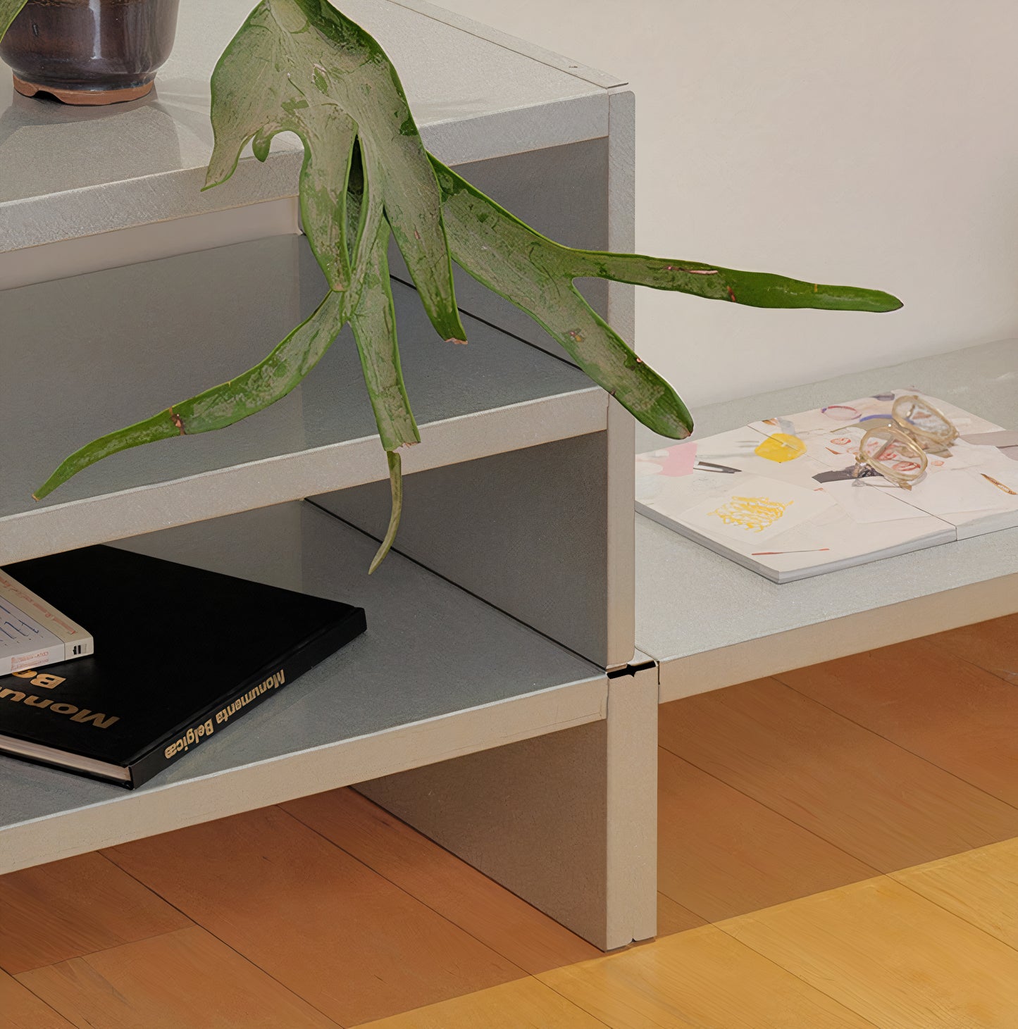 Stacking Steel Shelf Unit