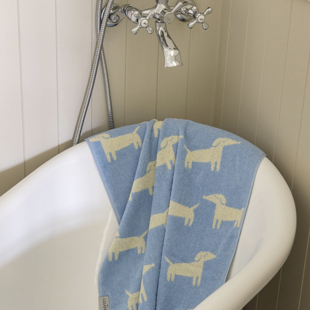 Swimming Dog Bath Towel