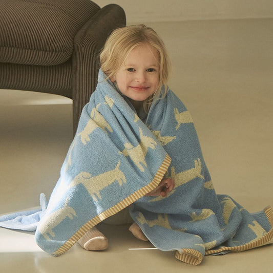 Swimming Dog Bath Towel