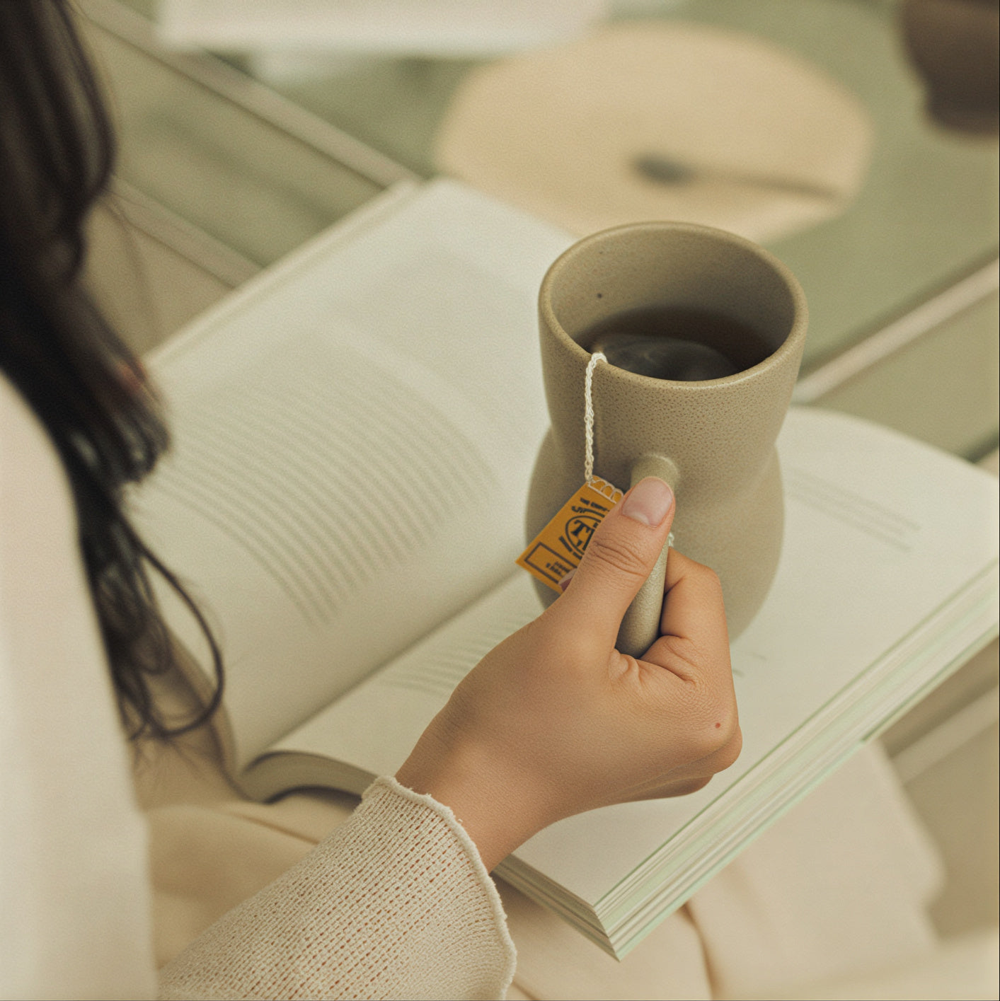 Soil Series Earthen Clay Tall Mug - lifestyle