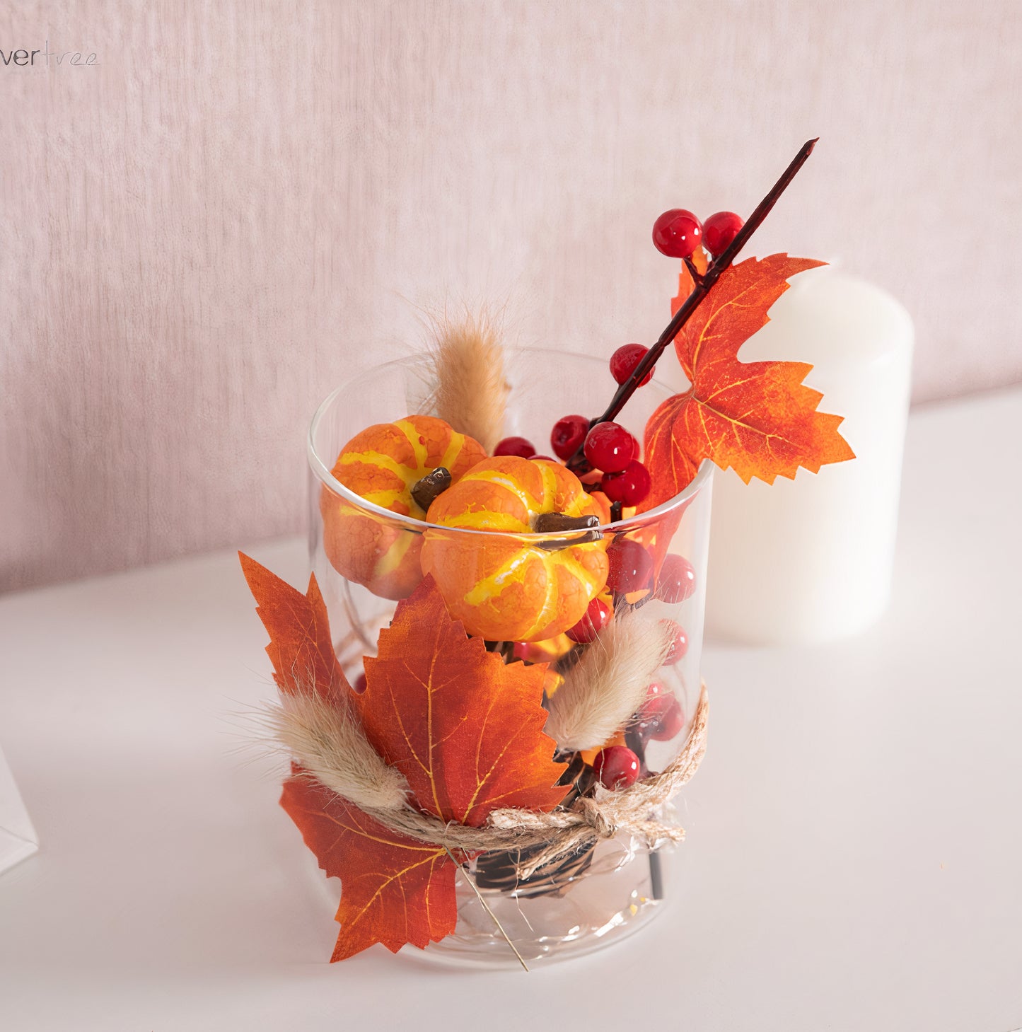 Autumn Glow LED Centerpiece