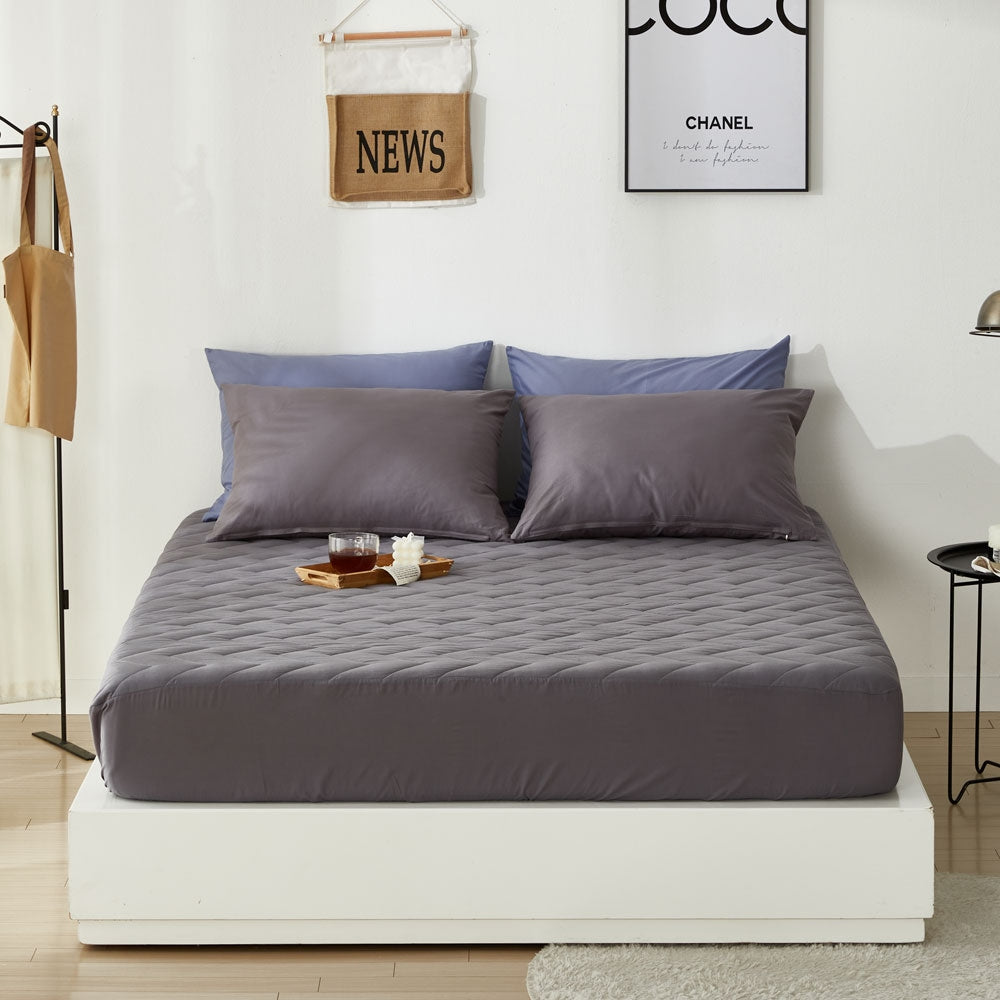 100% Cotton Stay Quilted Mattress Cover