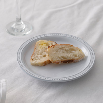 French Pleated Edge Dessert Plate Set