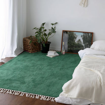 Textured Tassel Edge Rug