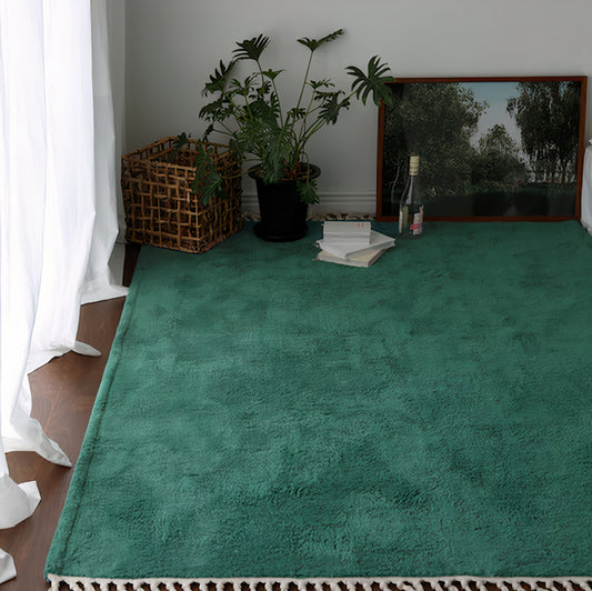 Textured Tassel Edge Rug